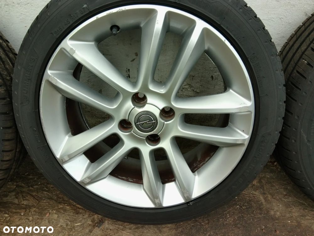 OPEL CORSA E ADAM FELGA FELGI ALUFELGI KOŁA OPONY 4X100 17 X 7J ET 44 OPONY JAK NOWE 2025 ROK 215 45 17 - 3
