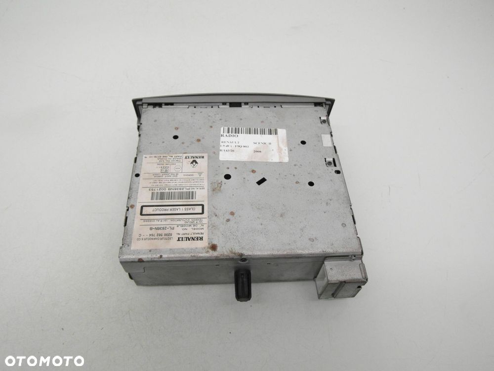 RADIO RENAULT SCENIC II 8200562764C + KOD - 8