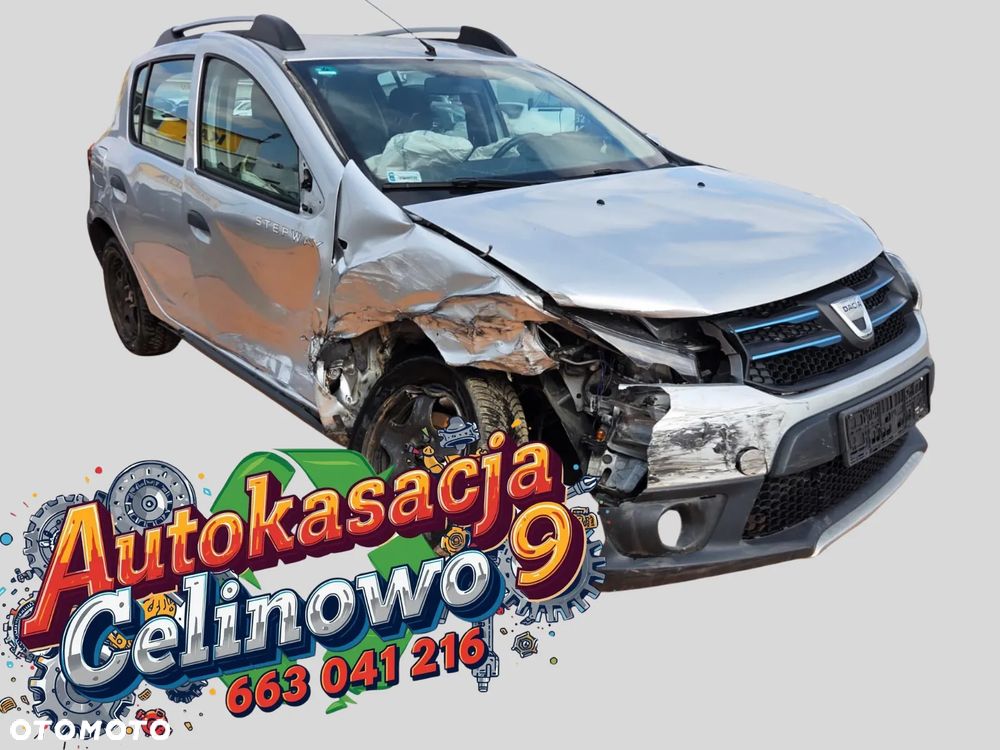 Dacia Sandero II Stepway 2015 Silnik 0.9 TCe (H4B400) 90 KM (66 kW) TED69 Na części silnik, drzwi, klapa bagażnika, zderzak, lampa - 4