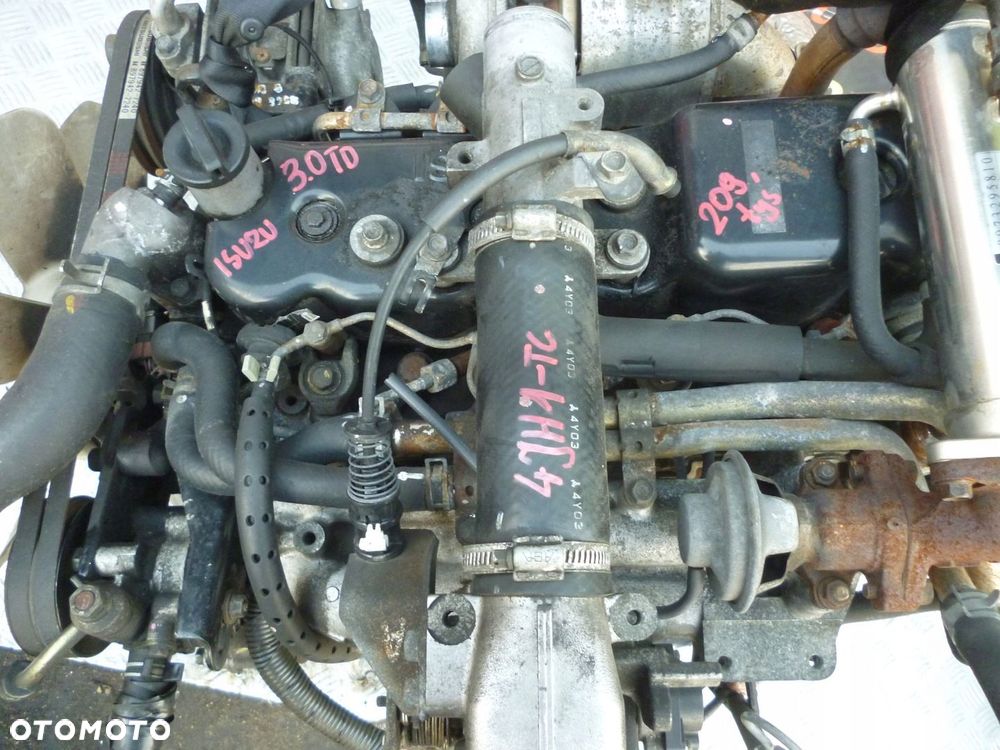 SILNIK KOMPLETNY ISUZU RODEO DENVER 3.0 TD 4JH1 05r. 131KM 209 tys - 2