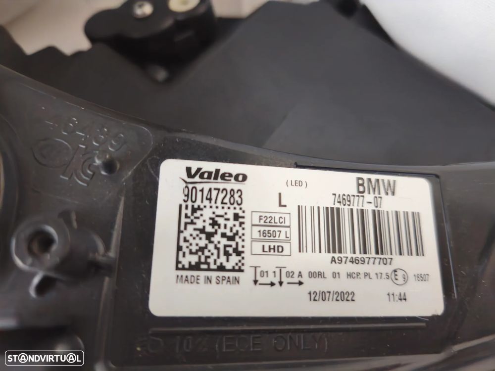 Farol esquerdo Led BMW serie 2 F22 lci - 5