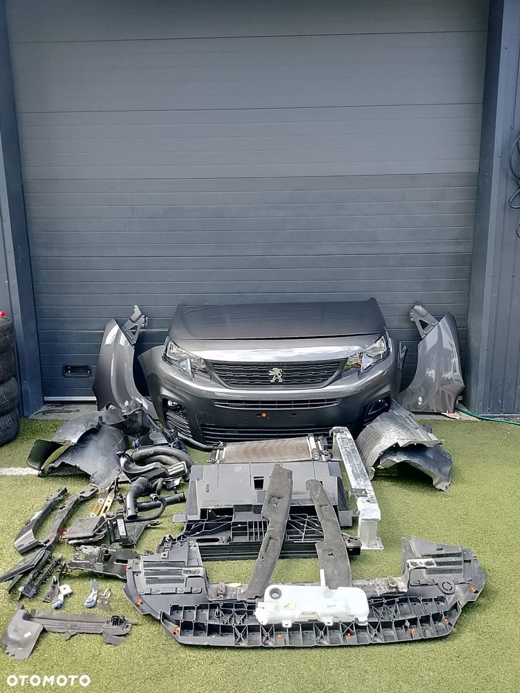 PEUGEOT PARTNER IV KOMPLETNY PRZÓD ZDERZAK LAMPA MASKA BŁOTNIK - 1