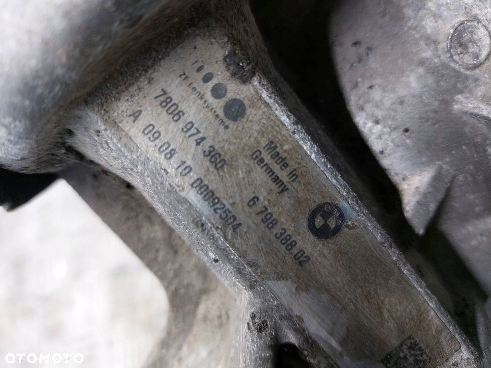MAGLOWNICA PRZEKŁADNIA KIEROWNICZA BMW F10 520d UK 6798388 7806079407 - 6