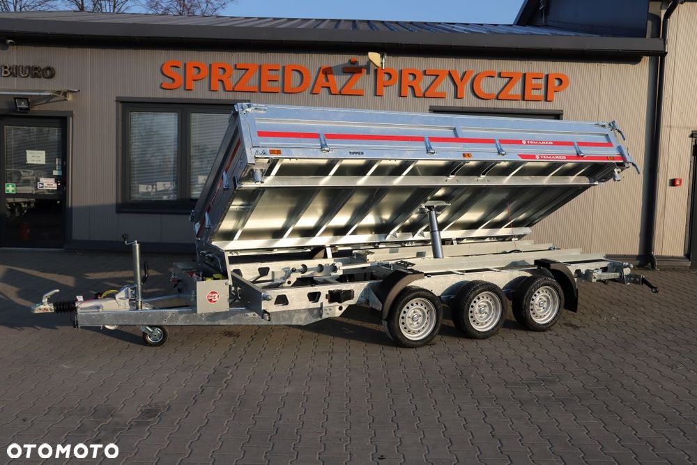 TEMARED /MARTZ TIPPER 4020/3 C S 3,5T 405x197x40 cm , DMC 3500 kg, 3 osie, Koła 195R13C, Burty stalowe - 33