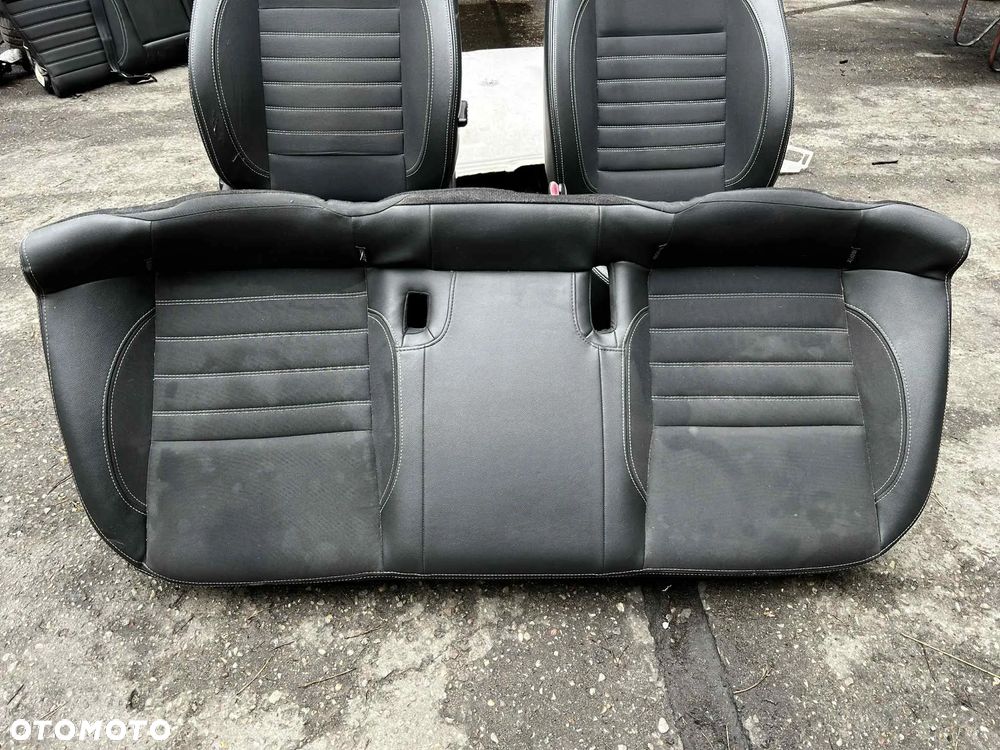 Renault Laguna 3 - Komplet FOTELI, KANAPA, SIEDZENIA, BOCZKI - Anglik (Czarne) - 6