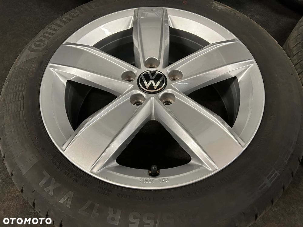 Alufelgi VW Golf 8, 7, 6, 5, Touran, Caddy, Sportsvan 17 cali 5x112 4szt. Opony Continental 205/55/17 95V XL 4szt. Ładne! - 9
