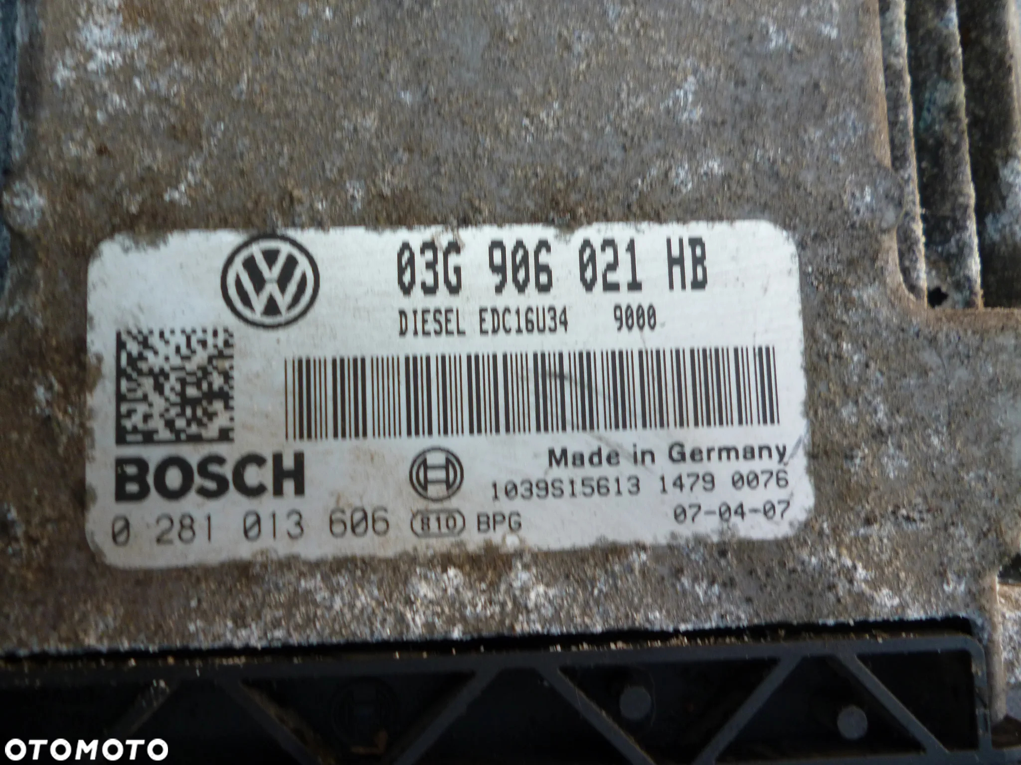VW JETTA 1.9 TDI IMMO ZESTAW STARTOWY - 2
