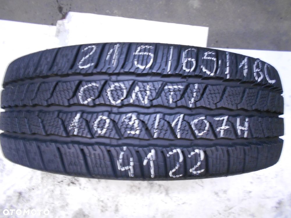 OPONA POJEDYNKA 215/65R16C CONTINENTAL VAN CONTACT WINTER DOT 4122 10MM - 1