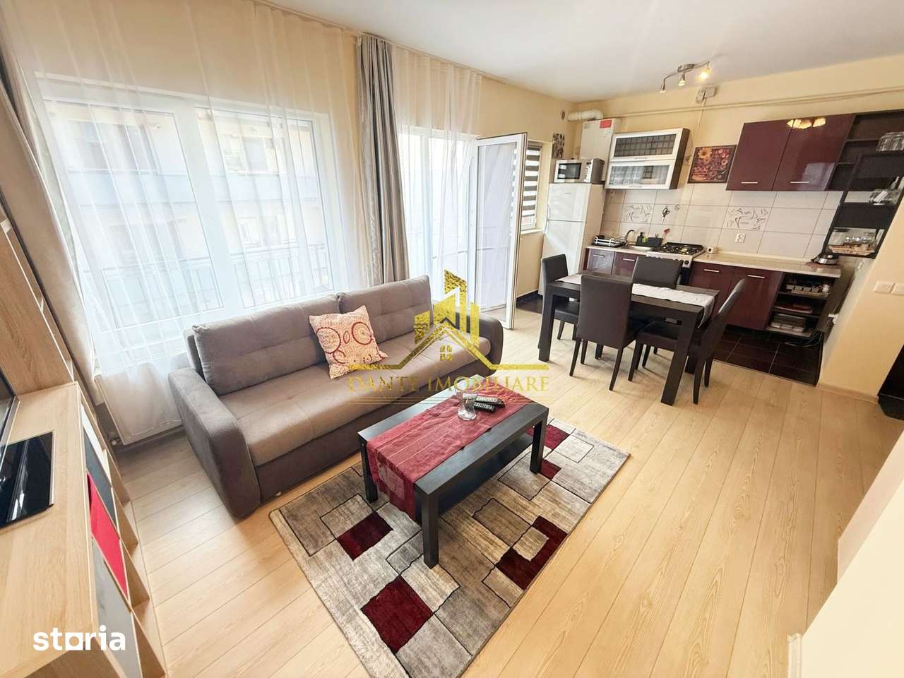 2 camere, spatios, modern, bloc nou, balcon, parcare, zona VIVO - Imagine principală: 2/14