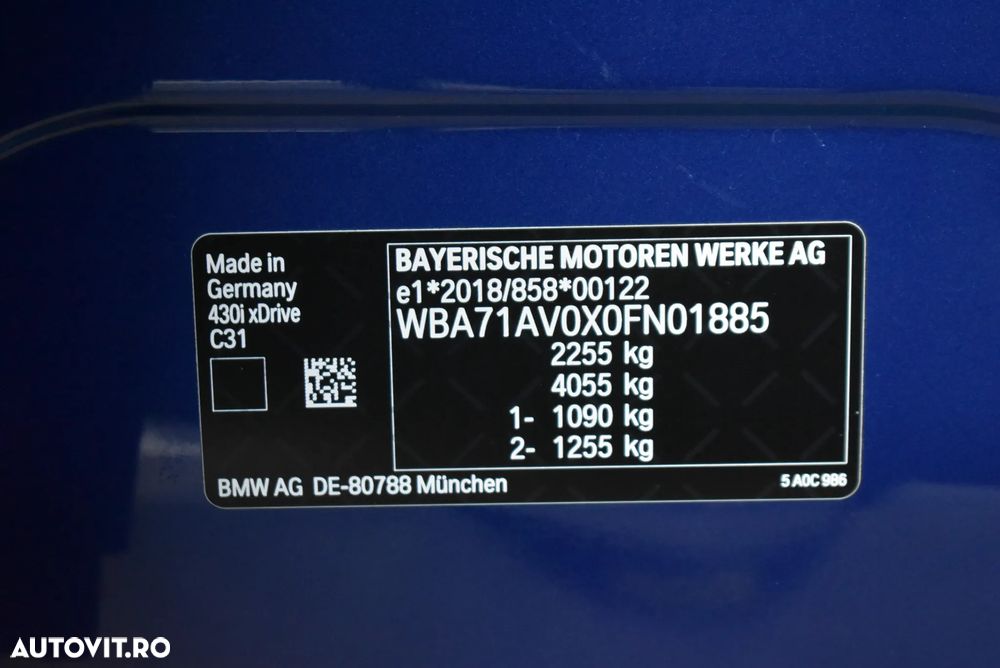 BMW Seria 4 430i xDrive M Sport - 38