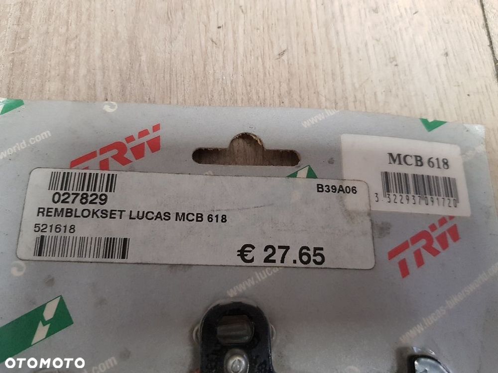 Klocki hamulcowe TRW-Lucas MCB 618 Aprilia RX125 Tuareg 125 350 600 Cagiva Mito - 3