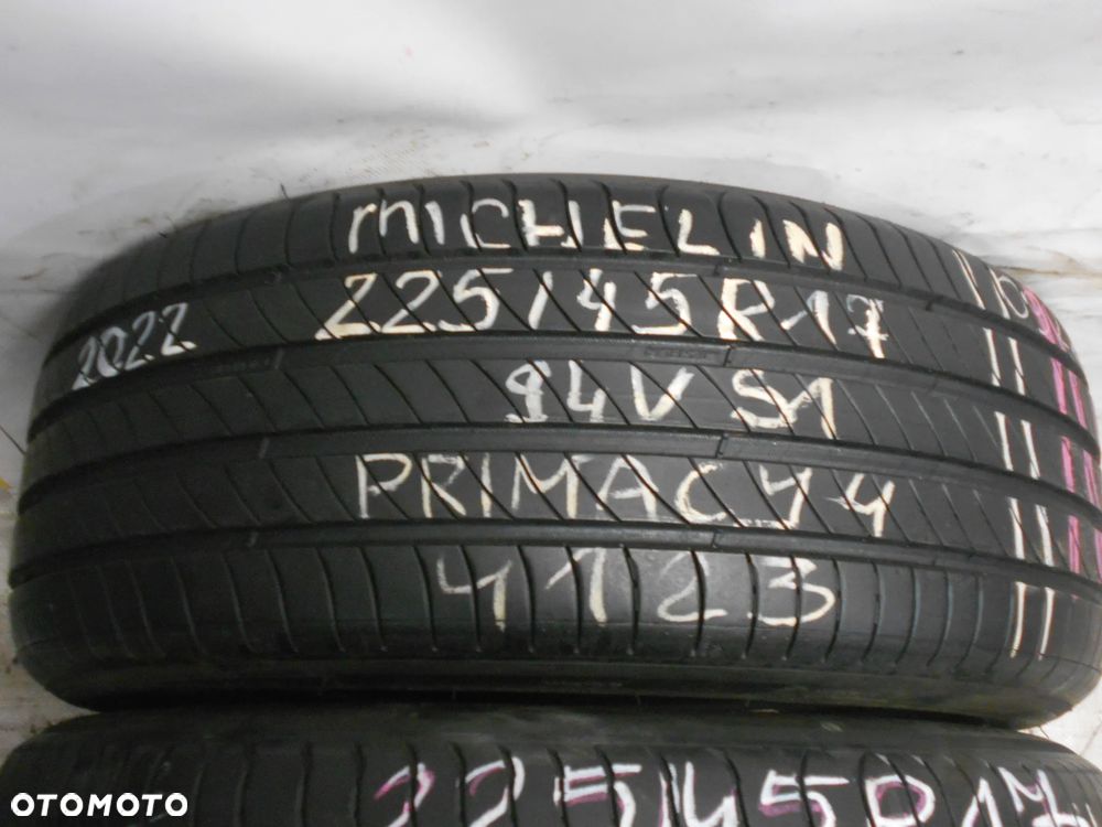 OPONY 225/45R17 MICHELIN PRIMACY 4 S1 DOT 4123 / 2022 6.9MM - 2