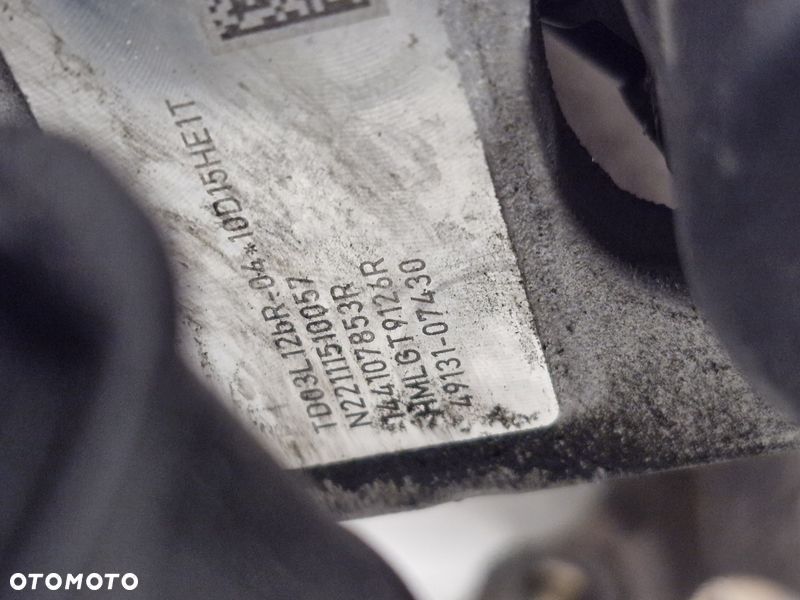 RENAULT TRAFIC III 3 2.0 DCI TURBINA TURBOSPRĘŻARKA TURBO 144107853R - 3