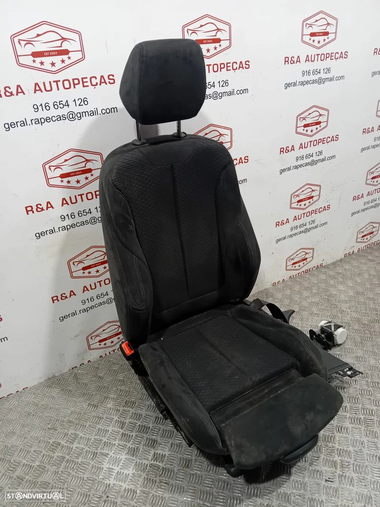 Conjunto de Bancos Bmw Série 1 F20 Pack M em Alcântara Original - 14