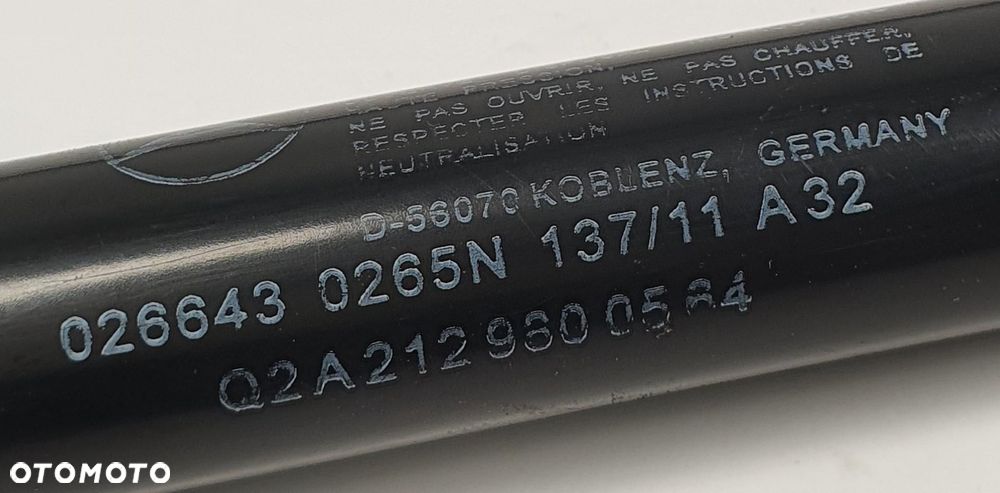 SIŁOWNIKI TELESKOPY MASKI MERCEDES W204 A2129600564 A2048800029 PARA - 2