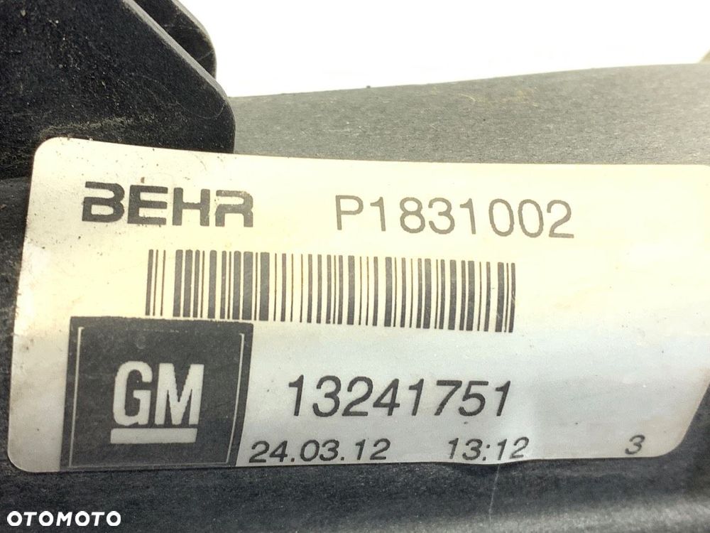 INTERCOOLER  OPEL INSIGNIA A (G09) 2008 - 2017 2.0 CDTI (68) 96 kW [131 KM] olej napędowy 2008 - - 3