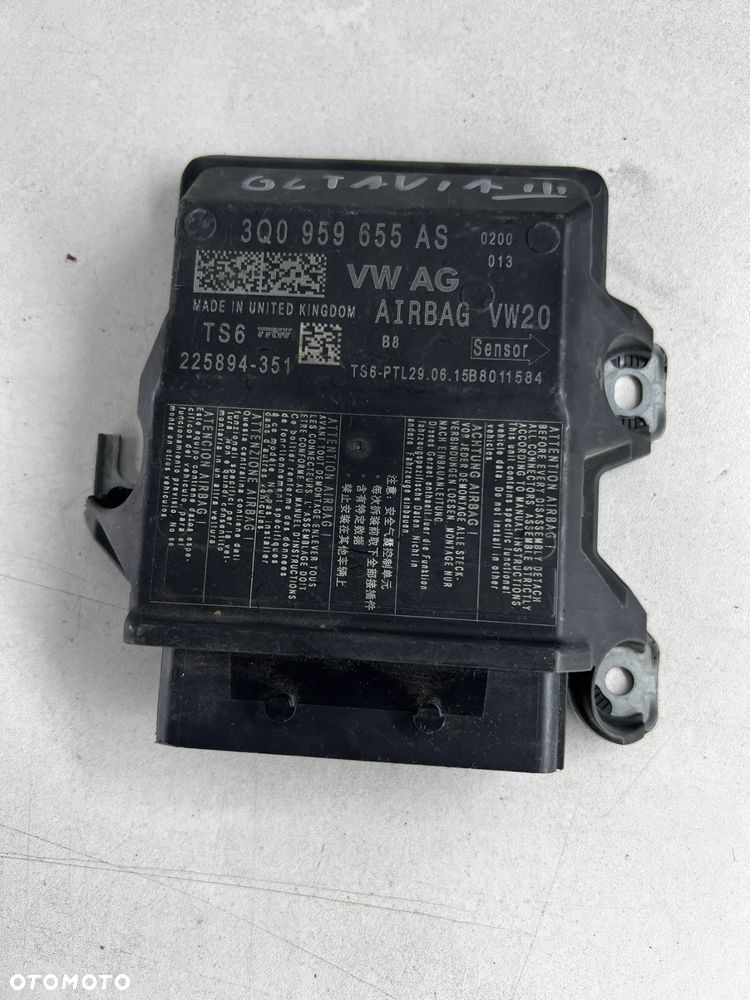 SENSOR AIRBAG GOLF VII OCTAVIA III 3Q0959655AS* - 1