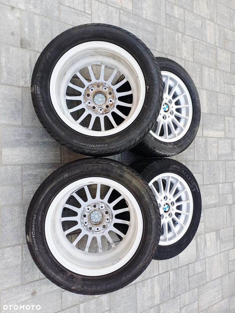 FELIGI Z OPONAMI KOŁA ALUMINIOWE BMW E46 R16 5X120 ET46 72.6 MM OPONY FULDA SPORT CONTROL 225/50 LATO NR4 - 14