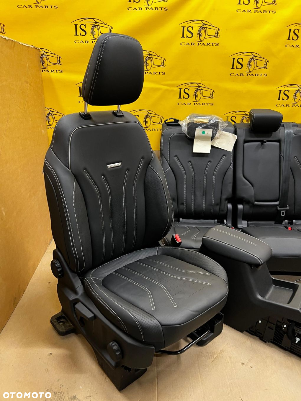FOTELE SKÓRZANE AIRBAG WNĘTRZE PODŁOKIETNIK FORD KUGA MK3 EU VIGNALE - 3
