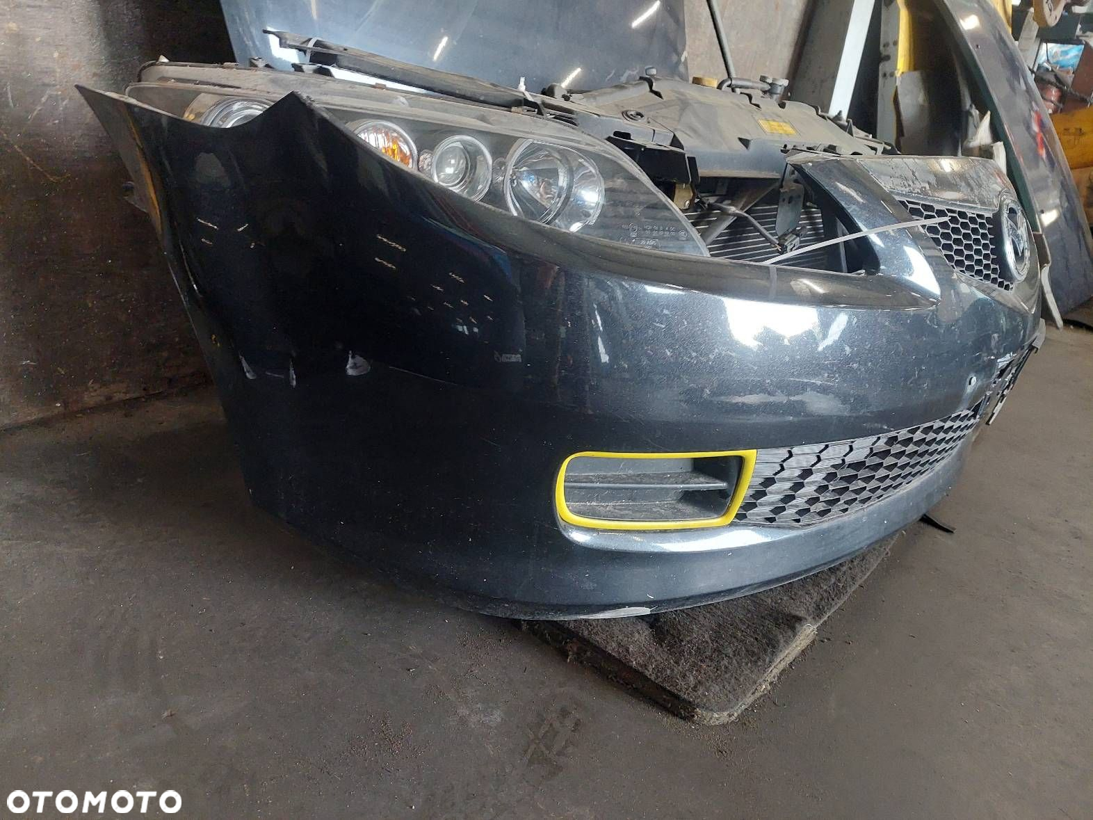 KOMPLETNY PRZÓD MASKA ZDERZAK BŁOTNIKI LAMPY MAZDA 6 I LIFT GG GY 16W - 9