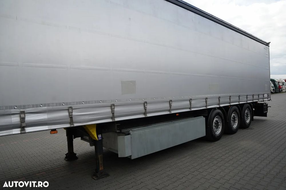 Schmitz Cargobull CORTINĂ / STANDARD / COȘ PENTRU PALEȚI / AXĂ RIDICATĂ / - 10