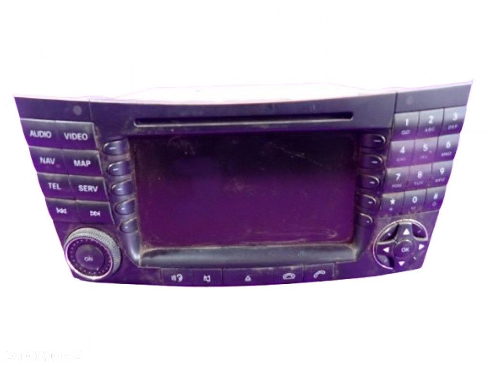 MERCEDES E-KLASA W211 06- LIFT FL RADIO CD  NAVI NAWIGACJA A2118204497 - 1