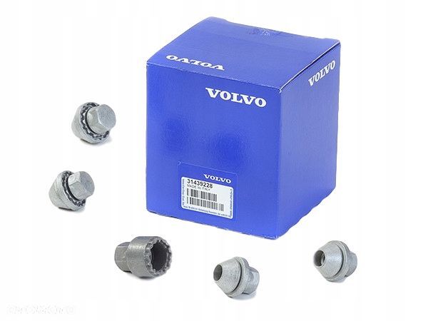 VOLVO C30 nakretki sruby zabezpieczajace felgi OE - 1