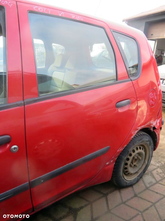 DRZWI TYLNE LEWE COLT VI Z30 5D HB P04  CZERWONY MITSUBISHI 2004-2008 - 1