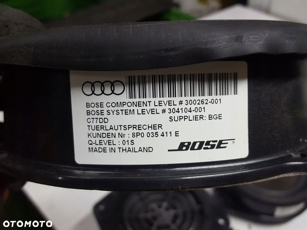 AUDI A3 8P 8P7 LIFT 08-12r CABRIO GŁOŚNIKI BOSE WZMACNIACZ 8P7035223H - 8