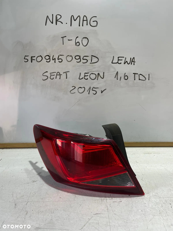 LAMPA LEWA TYŁ TYLNA SEAT LEON III 5F0945095D