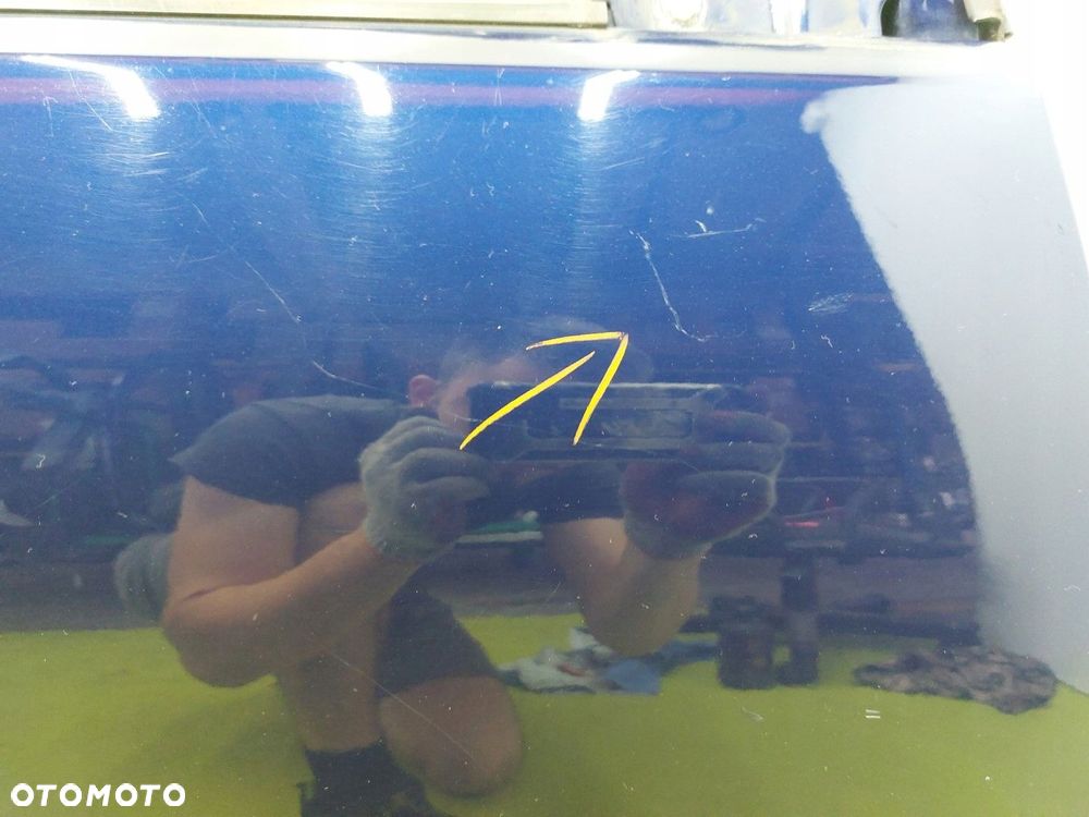 Drzwi przednie prawe przód VW POLO IV 01-05 9N 5 DRZWI LB5N GRANATOWE - 2