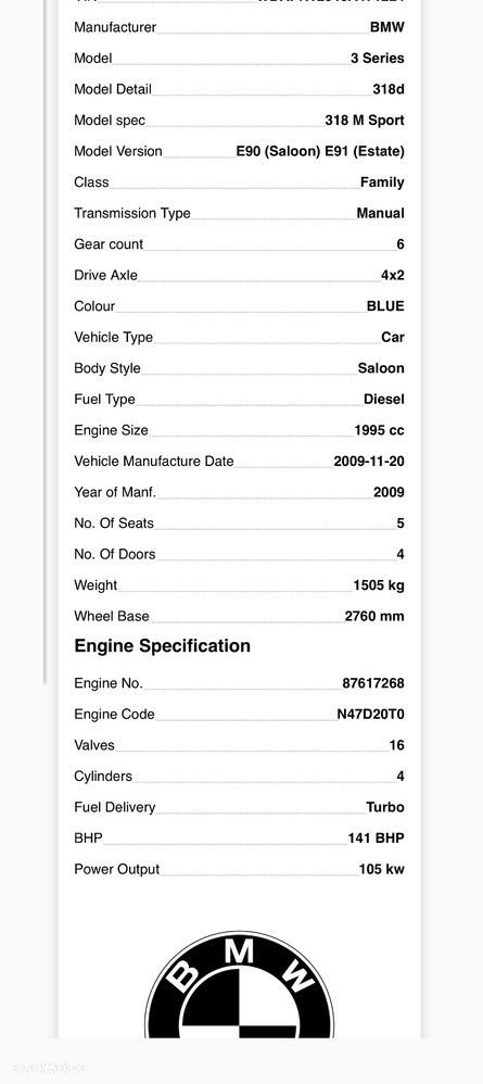 Silnik kompletny BMW e90 e60 e91 N47D20A n47d20 n47d20c n47d20u0 N47 eu5 euro5 film video 143 konie - 18