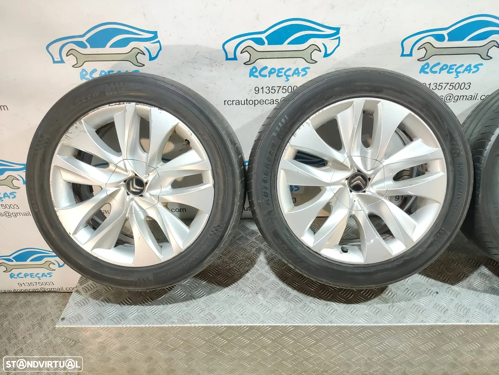 - Jantes 17 Polegadas Originais Citroen - 4x108 - 9670292277 - DS5 DS3 225 50 17 - 4