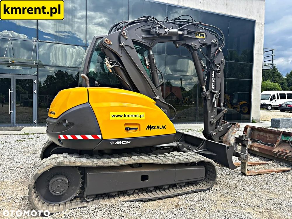 Mecalac 8 MCR MINI-KOPARKA 2012R. | MECALAC 6 MCR, JCB 8065 8080 8085 85 Z VOLVO ECR 88, CAT 308, 307 , BOBCAT 80 KOMATSU PC 88 - 33