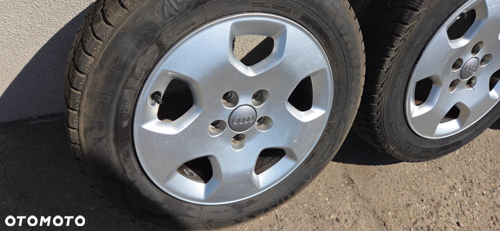 Felgi aluminiowe koła opony zima Audi A3 8L FL 5X100 15 kpl - 2