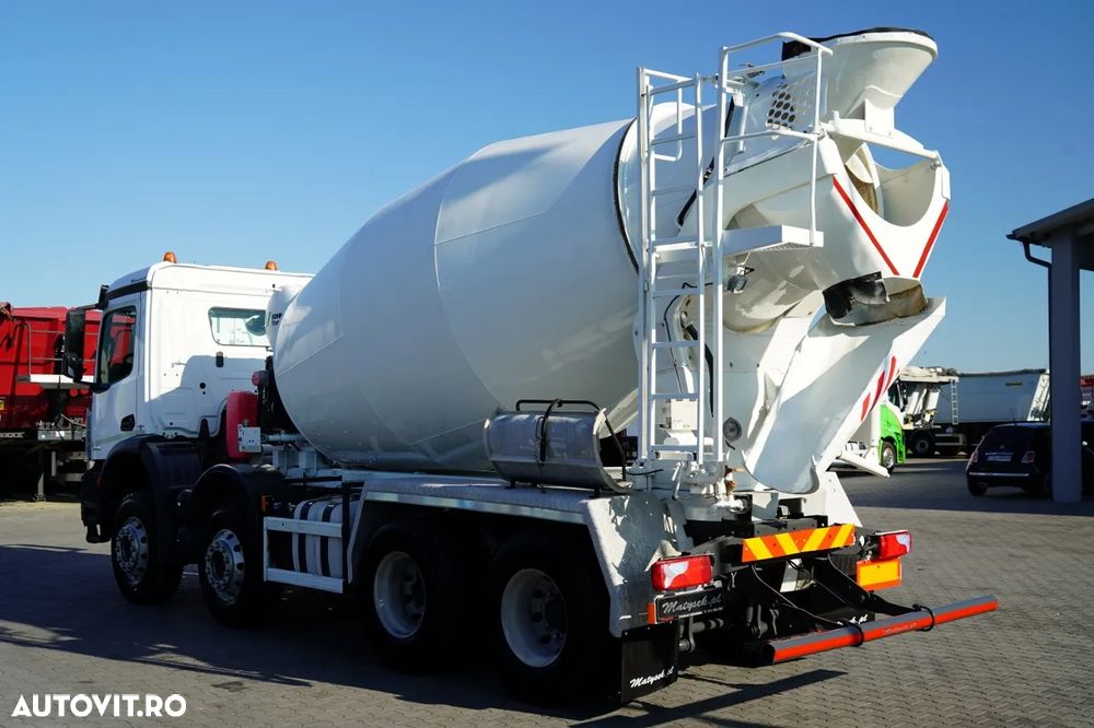 Mercedes-Benz AROCS 3240 / GRUSZKA 9 M3 / 8x4 / BETONOMIESZARKA / SCHWING STETTER / AUTOMAT / OPONY 100% / EURO 6 - 6