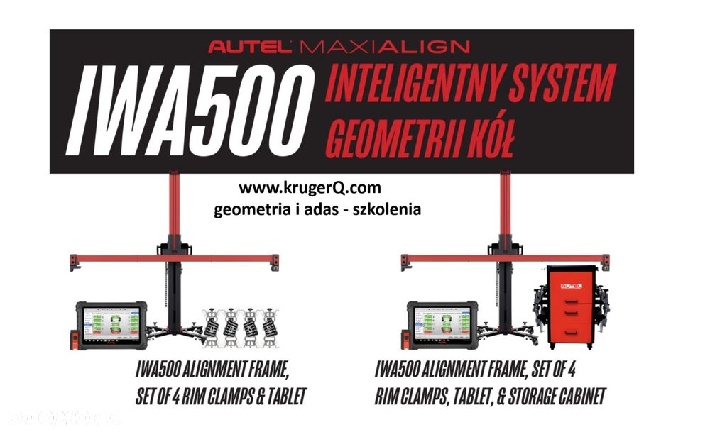 Autel MaxiAlign IWA500 geometria kół 3D - 7