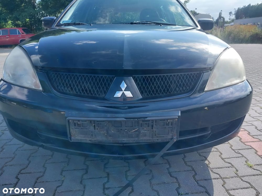 Przód KOMPLETNY Mitsubishi Lancer 7 VII pas przedni maska zderzak lampa prawa lewa przednia błownik chłodnica wzmocnienie czołowe atrapa grill KOMPLET kolor X42 - 2