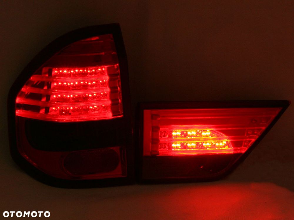 LAMPA TYL NE 4SZTUKI KPL LED DIODY TUNING BMW X3 E83 2003-2006 RED SMOKE - 2