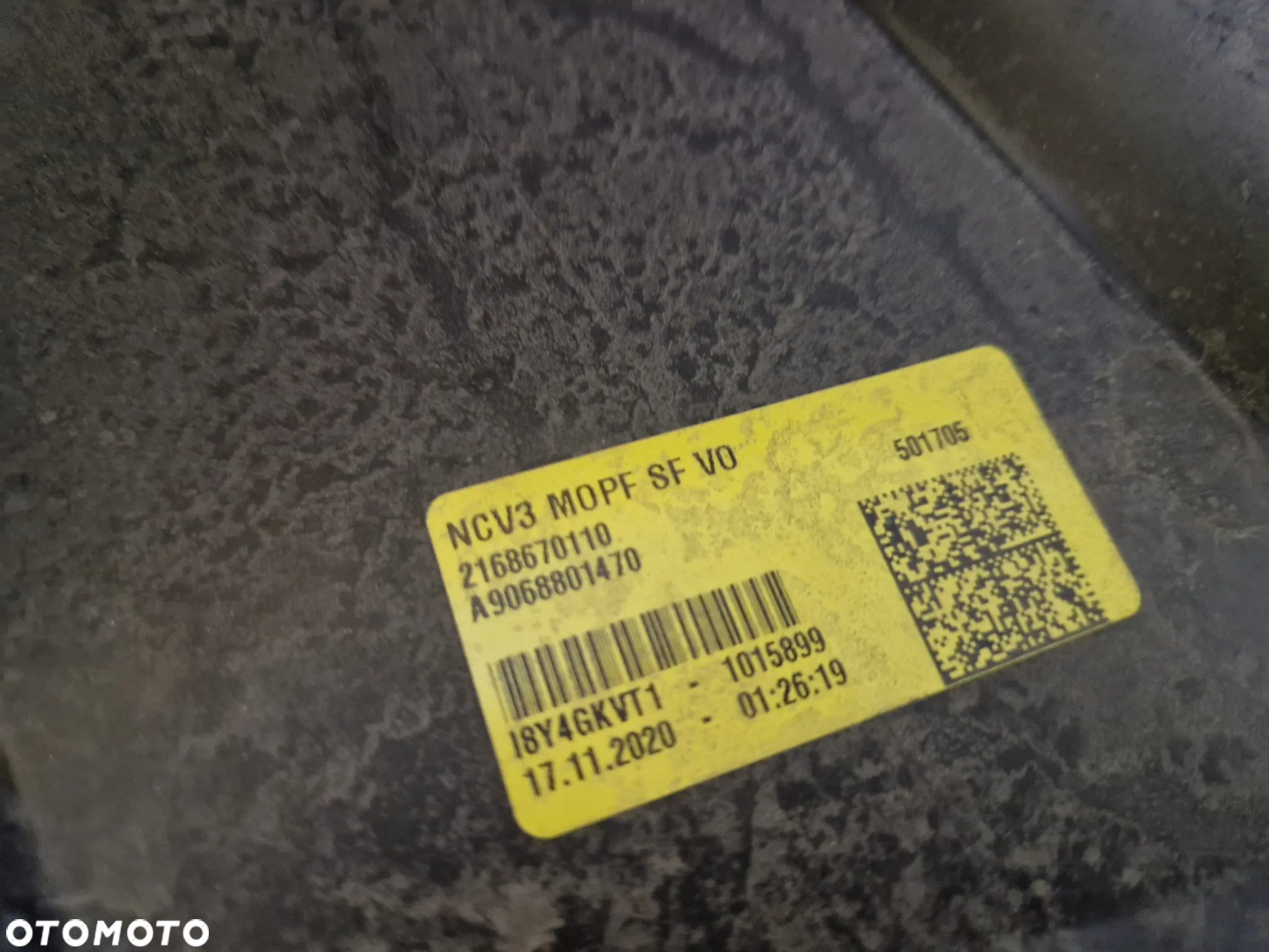 MERCEDES SPRINTER LIFT W906 ZDERZAKA PRZOD A9068801470 - 9