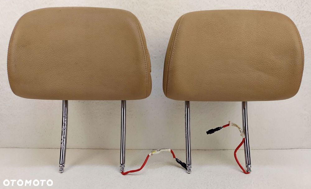 bmw x5 e70 06-13 aktywny zagłówek fotela przedniego jasna skóra - 8