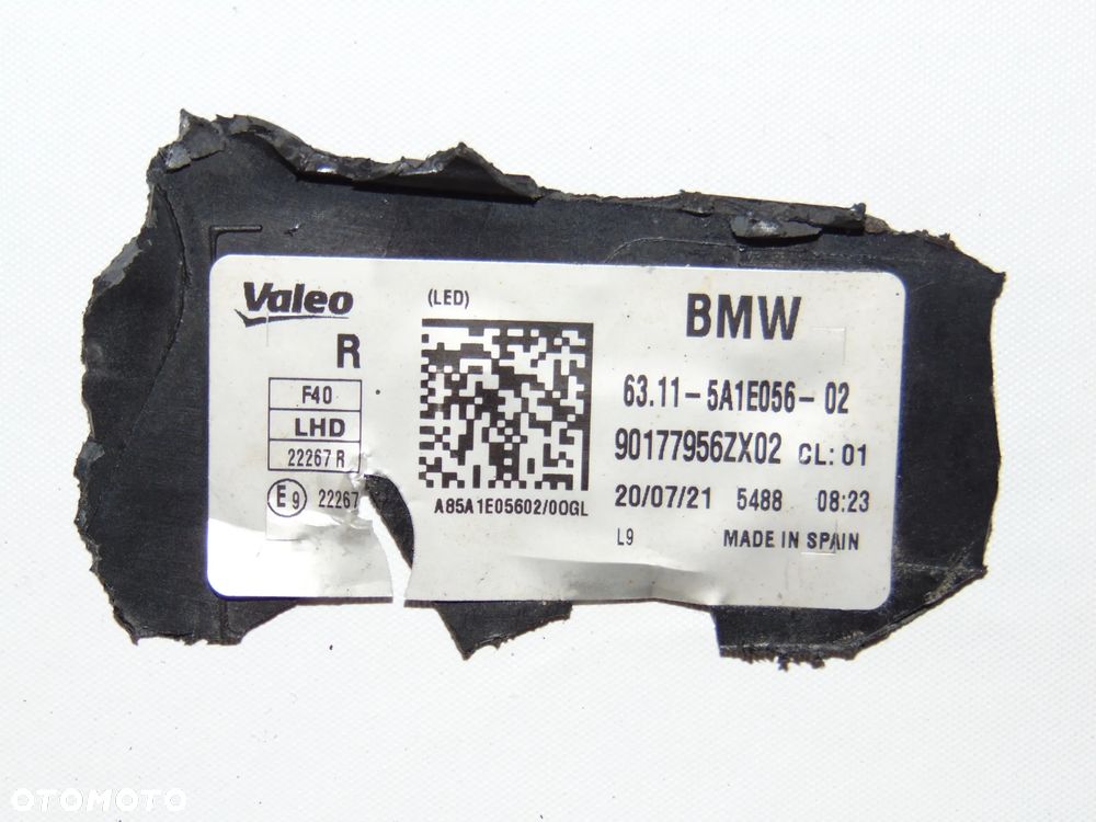 Soczewka moduł przetwornica prawa BMW F40 901779562 90147415 - 15