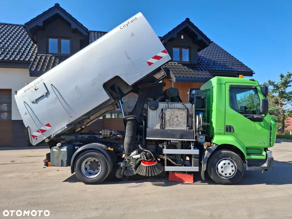 Renault Midlum 270 DXI Zamiatarka BUCHER Szczotki L/R Lewa I Prawa Strona 2 Silniki Karcher Listwa Ciśnieniowa Lanca Na Bębnie 2011r - 13