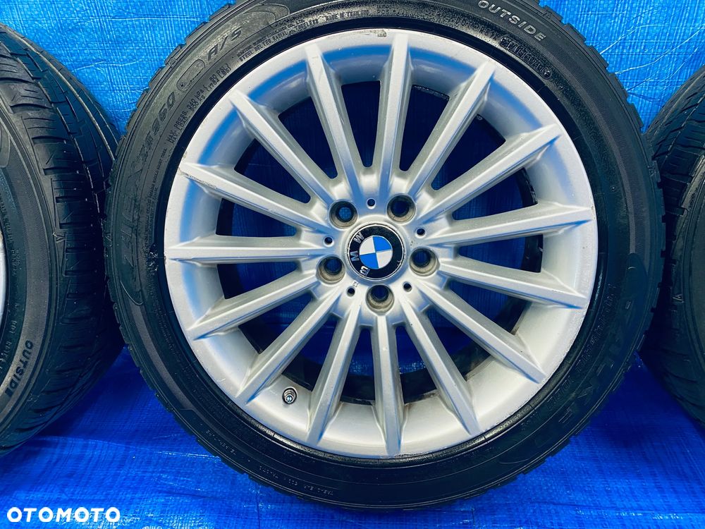 KOŁA KOŁO 18 FELGA ALUMINIOWE ALUSY 18" x 8J  5X120 ; 72,6mm ET30 CZUJNIKI KOMPLET ; OPONY ZIMOWE ZIMA FALKEN ; BMW E90 E91 E92 E93 F06 F07 F10 F11 F12 F13 F30 F31 F32 F33 F34 F36 ORYGINAŁ 6775407 BMW - 5