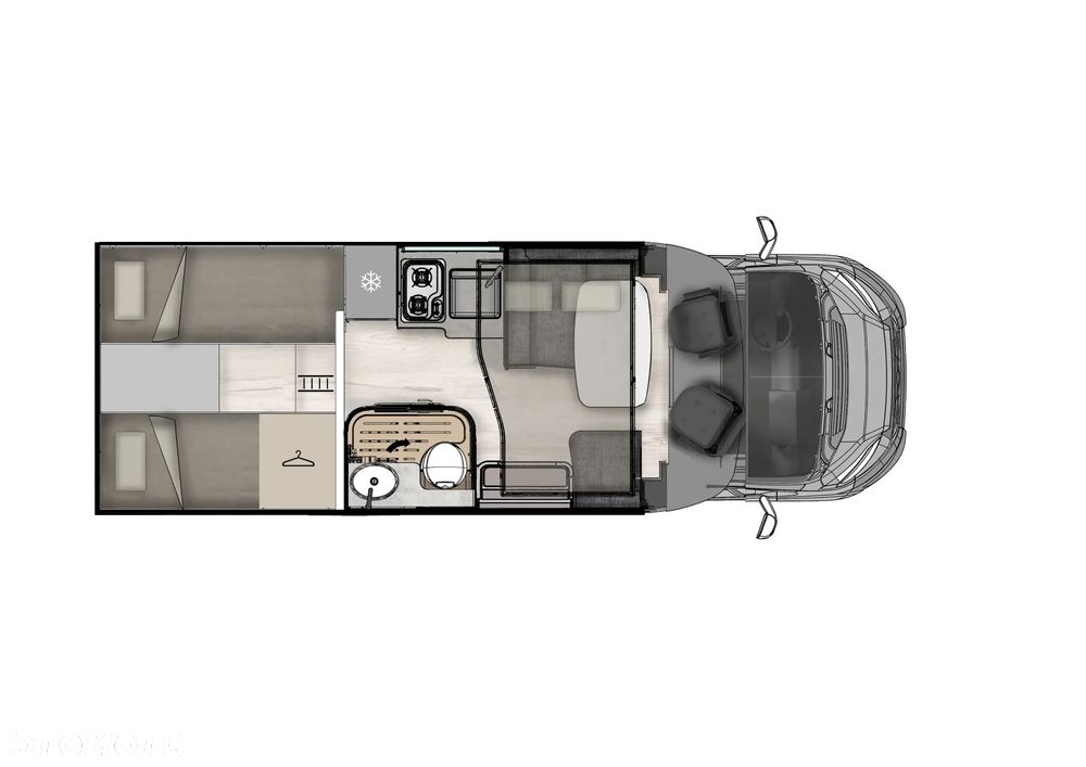 McLOUIS 865 - NOWY ZIMOWY 5 OSOB PÓŁINTEGRA 6,99M ZMM KAMPERY - 1