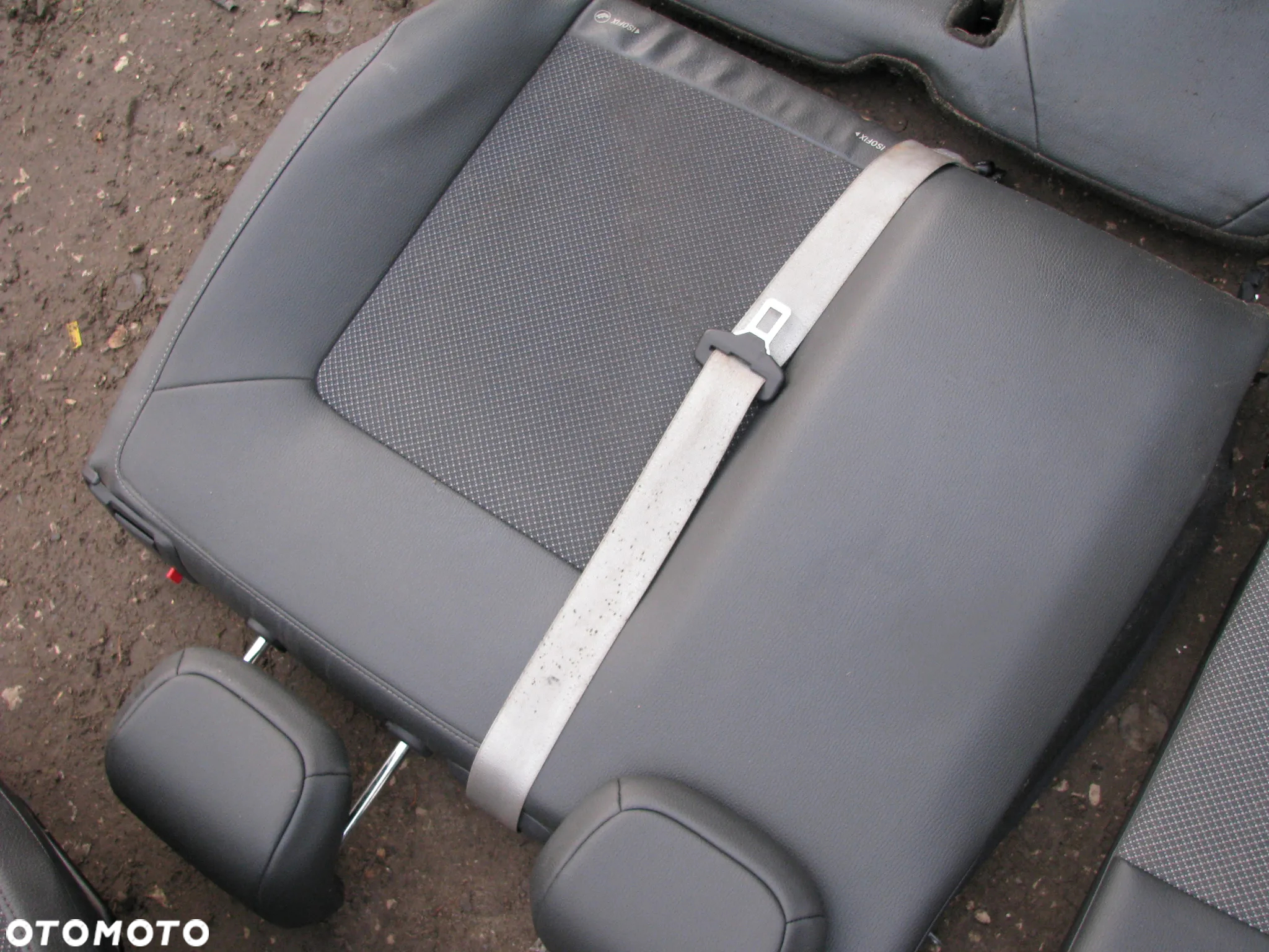 FOTELE KANAPA KOMPLET OPEL CORSA D 5D PÓŁSKÓRA - 5