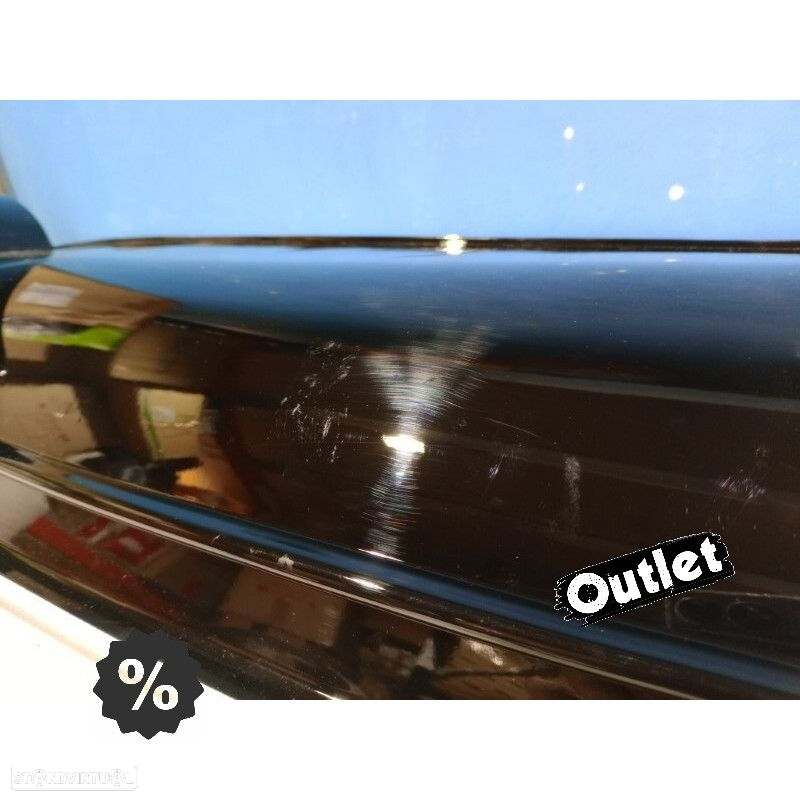 C011459C1 DIFUSOR TRASEIRO AUDI A7 15-18 LOOK RS7 PRETO BRILHANTE - 7