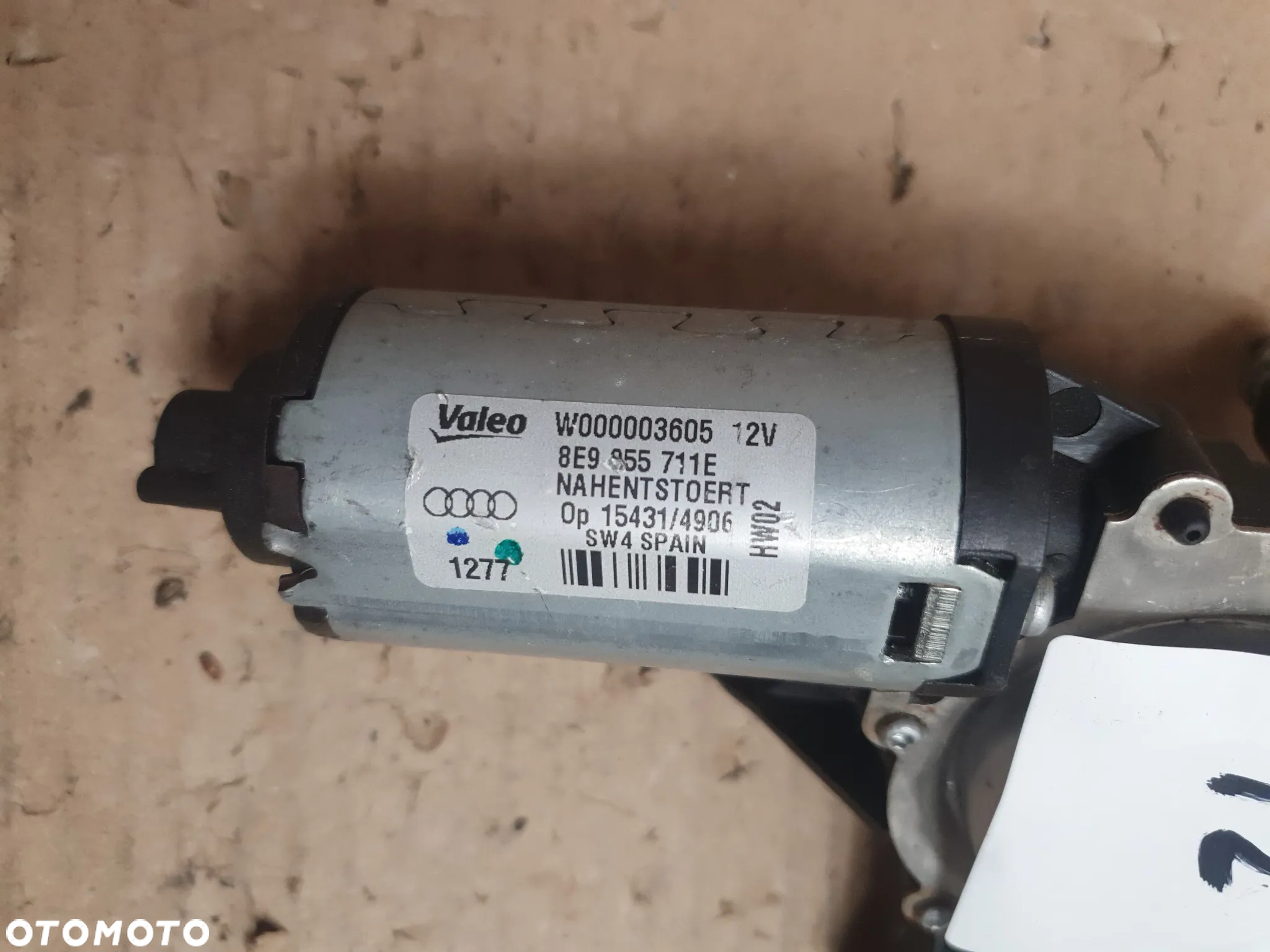 SILNIK WYCIERACZEK TYŁ AUDI A3 8P 8E9955711E - 2