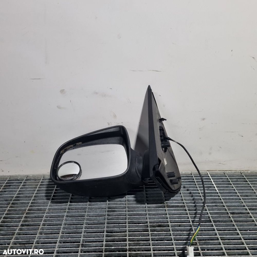 Oglinda stanga Dacia Sandero 2 2012 - 2016 4 Usi Bleu Cosmos TERPR (1472) Fără rabatare ... - 2