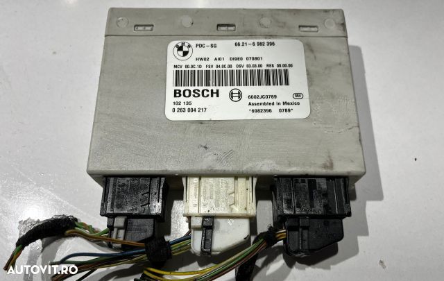 Modul senzori parcare 6982396 BMW Seria 3 E90/E91/E92/E93 [2004 - 201 - 1